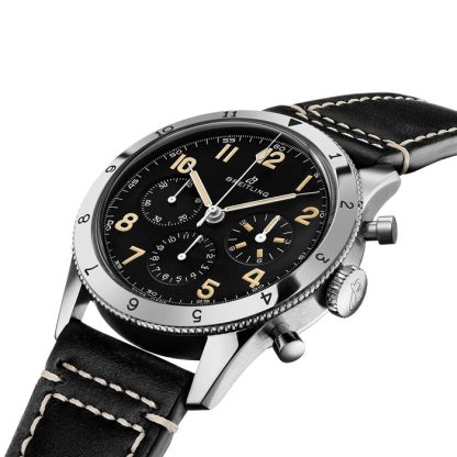 Breitling AVI Ref 765 1953 Re-Edition Edelstahl Uhr AB0920131B1X1 – Bild 2