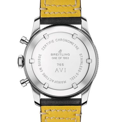 Breitling AVI Ref 765 1953 Re-Edition Edelstahl Uhr AB0920131B1X1 – Bild 4