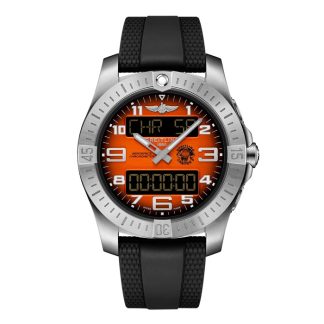 Breitling Aerospace B70 Orbiter 25. Jahrestag 43mm Herrenuhr Orange Gummi EB70101A1O1S1