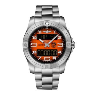Breitling Aerospace B70 Orbiter 25. Jahrestag 43mm Herrenuhr Orange Titan EB70101A1O1E1