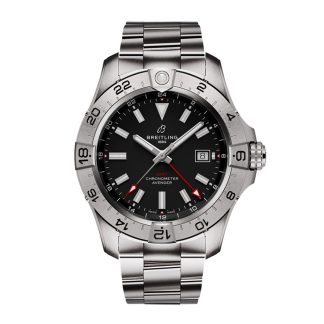 Breitling Avenger Automatic GMT 44mm Herrenuhr schwarz Edelstahl A32320101B1A1