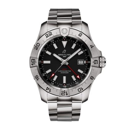 Breitling Avenger Automatic GMT 44mm Herrenuhr schwarz Edelstahl A32320101B1A1