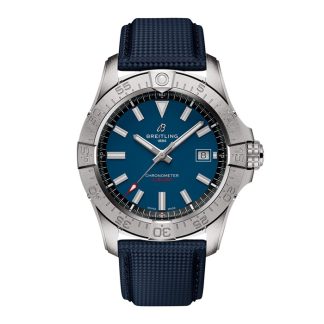 Breitling Avenger Automatik 42mm Herrenuhr Blau Leder A17328101C1X1