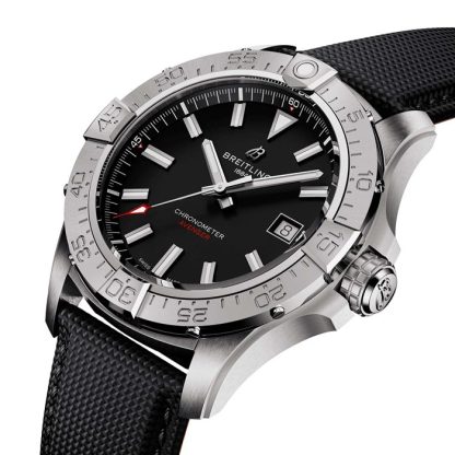 Breitling Avenger Automatik 42mm Herrenuhr Schwarz Leder A17328101B1X1 – Bild 4