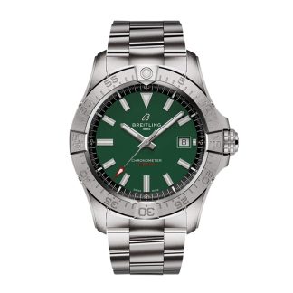 Breitling Avenger Automatik 42mm Herrenuhr grün Edelstahl A17328101L1A1