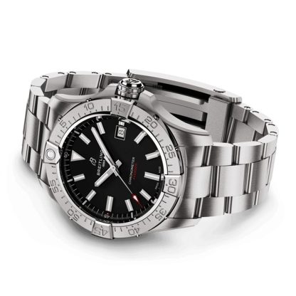 Breitling Avenger Automatik 42mm Herrenuhr schwarz Edelstahl A17328101B1A1 – Bild 4