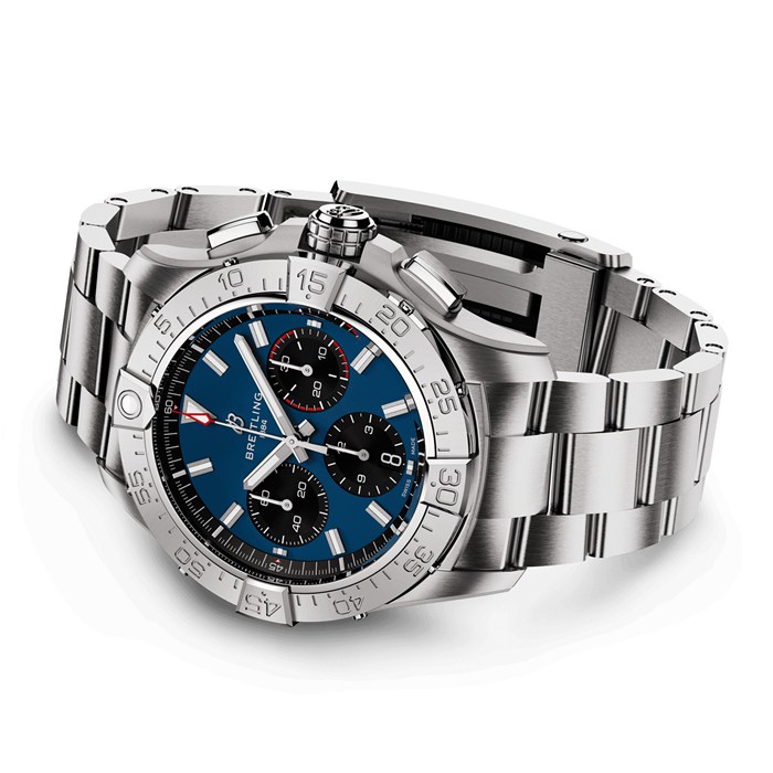 Breitling Avenger B01 Chronograph 42 Herrenuhr blau Edelstahl AB0146101C1A1 – Bild 3