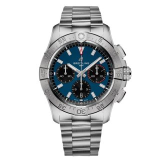 Breitling Avenger B01 Chronograph 42 Herrenuhr blau Edelstahl AB0146101C1A1