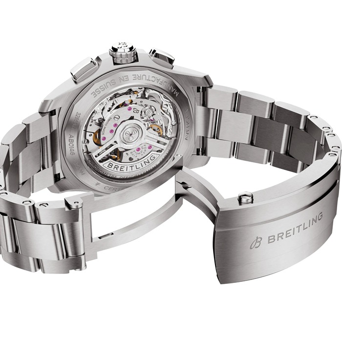 Breitling Avenger B01 Chronograph 42 Herrenuhr blau Edelstahl AB0146101C1A1 – Bild 5