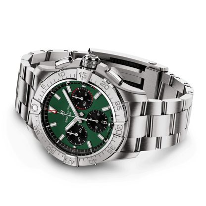 Breitling Avenger B01 Chronograph 42 Herrenuhr grün Edelstahl AB0146101L1A1 – Bild 3