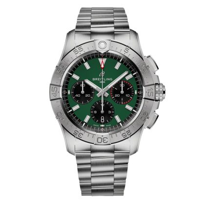 Breitling Avenger B01 Chronograph 42 Herrenuhr grün Edelstahl AB0146101L1A1