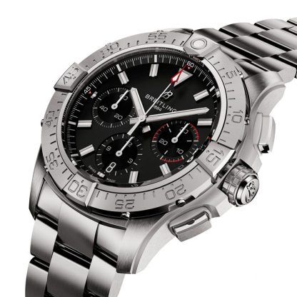 Breitling Avenger B01 Chronograph 42 Herrenuhr schwarz Edelstahl AB0146101B1A1 – Bild 2