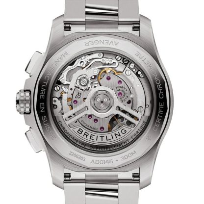Breitling Avenger B01 Chronograph 42 Herrenuhr schwarz Edelstahl AB0146101B1A1 – Bild 4