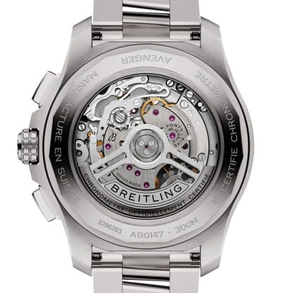 Breitling Avenger Chronograph B01 44mm Herrenuhr grün Edelstahl AB0147101L1A1 – Bild 2