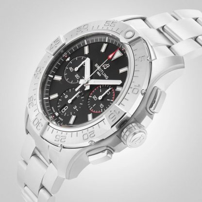 Breitling Avenger Chronograph B01 44mm Herrenuhr schwarz Edelstahl AB0147101B1A1 – Bild 5