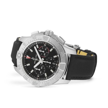 Breitling Avenger Chronograph B01 44mm Herrenuhr schwarzes Leder AB0147101B1X1 – Bild 3