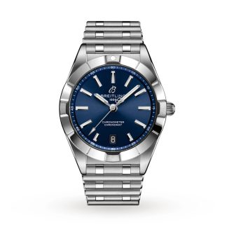 Breitling Chronomat 32 Edelstahl Blau Uhr A77310101C1A1