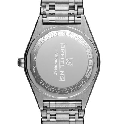 Breitling Chronomat 32 Edelstahl Perlmutt Uhr A77310101A4A1 – Bild 4