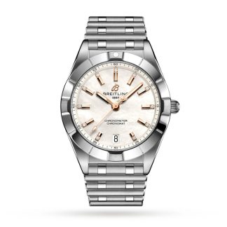 Breitling Chronomat 32 Edelstahl Perlmutt Uhr A77310101A4A1