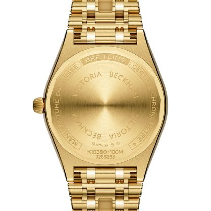 Breitling Chronomat Automatic 36mm Victoria Beckham Limited Edition Damenuhr Mitternachtsblau Gelbgold K103801A1C1K1 – Bild 2