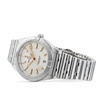 Breitling Chronomat Automatik 36 Edelstahl Uhr A10380101A2A1 – Bild 3