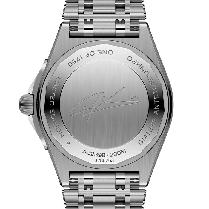 Breitling Chronomat Automatik GMT Giannis Antetokounmpo 40mm Herrenuhr Grün A32398A11L1A1 – Bild 2