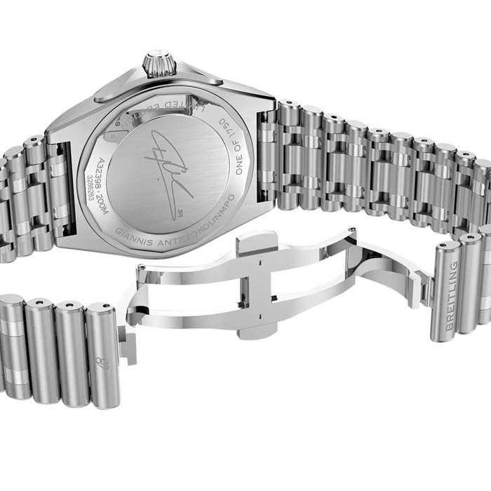 Breitling Chronomat Automatik GMT Giannis Antetokounmpo 40mm Herrenuhr Grün A32398A11L1A1 – Bild 5