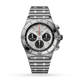 Breitling Chronomat B01 42 Edelstahl Silber Uhr AB0134101G1A1