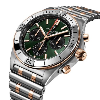 Breitling Chronomat B01 Chronograph 42mm Herrenuhr Grün UB0134131L1U1 – Bild 3