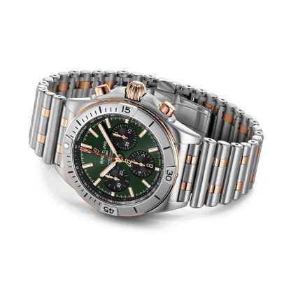 Breitling Chronomat B01 Chronograph 42mm Herrenuhr Grün UB0134131L1U1 – Bild 4