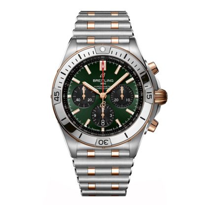 Breitling Chronomat B01 Chronograph 42mm Herrenuhr Grün UB0134131L1U1