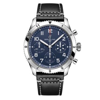 Breitling Classic AVI Chronograph 42 Hommage an Vought F4U Corsair Lederarmbanduhr A233801A1C1X1