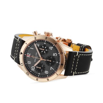 Breitling Classic AVI Chronograph 42 P-51 Mustang 18K Rotgold Lederarmband Uhr R233801A1B1X1 – Bild 4