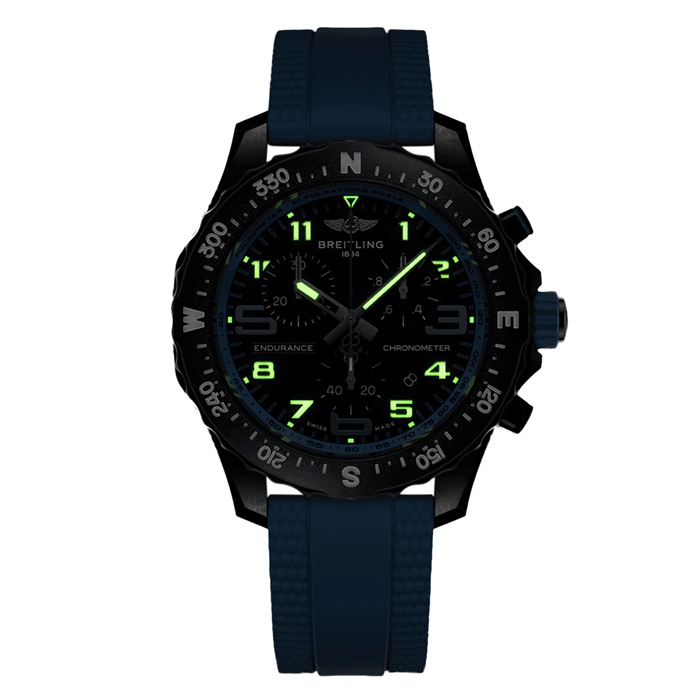 Breitling Endurance Pro 38mm Unisex Uhr Blau Gummi X83310281B1S1 – Bild 5