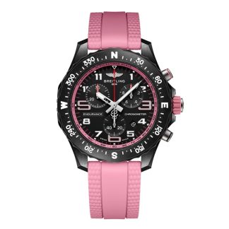 Breitling Endurance Pro 38mm Unisex Uhr Rosa Gummi X83310D41B1S1