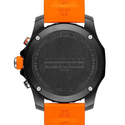 Breitling Endurance Pro 44mm Orange Kautschukband Uhr X82310A51B1S1 – Bild 4