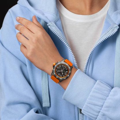 Breitling Endurance Pro 44mm Orange Kautschukband Uhr X82310A51B1S1 – Bild 5