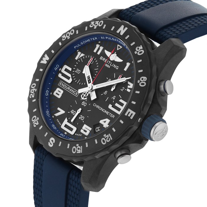 Breitling Endurance Pro 44mm Unisex-Uhr Marine Kautschuk X82310D51B1S2 – Bild 5