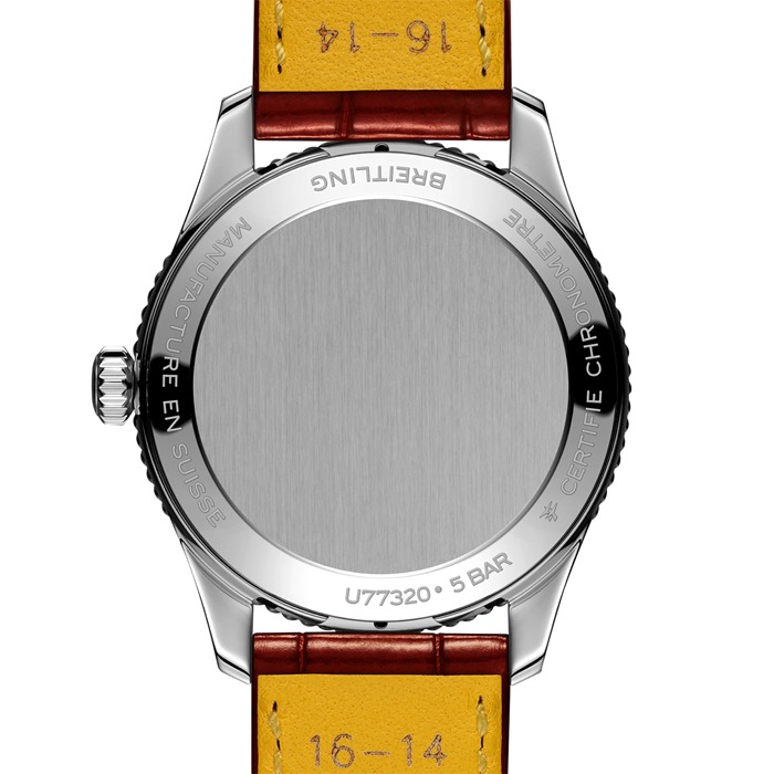 Breitling Navitimer 32mm Damenuhr weiß Perlmutt Alligator U77320E61A1P1 – Bild 2