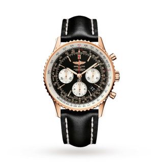 Breitling Navitimer Automatic 18ct Rotgold Lederband 43mm Herrenuhr RB012012/BA49 436X