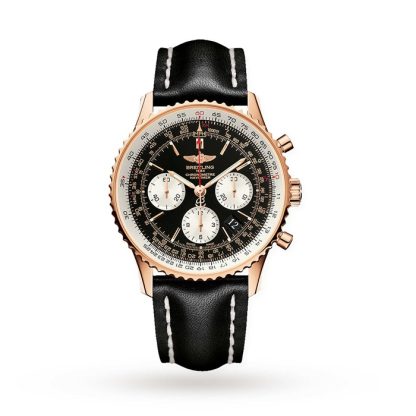 Breitling Navitimer Automatic 18ct Rotgold Lederband 43mm Herrenuhr RB012012/BA49 436X