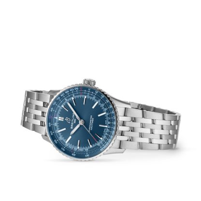 Breitling Navitimer Automatik 41mm Herrenuhr Blau Edelstahl A17329161C1A1 – Bild 3