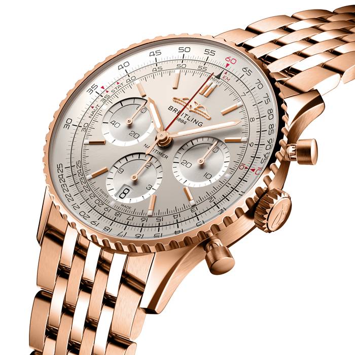 Breitling Navitimer B01 Chronograph 41 18k Rotgold Uhr RB0139211G1R1 – Bild 2