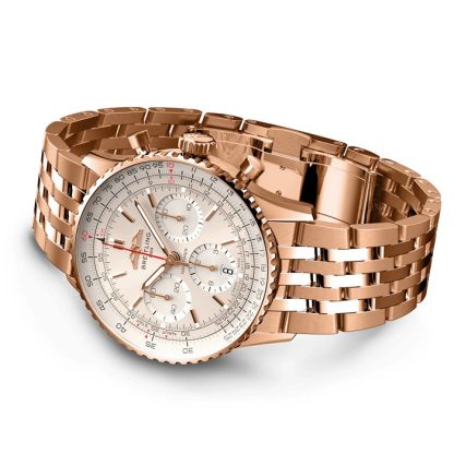 Breitling Navitimer B01 Chronograph 41 18k Rotgold Uhr RB0139211G1R1 – Bild 3