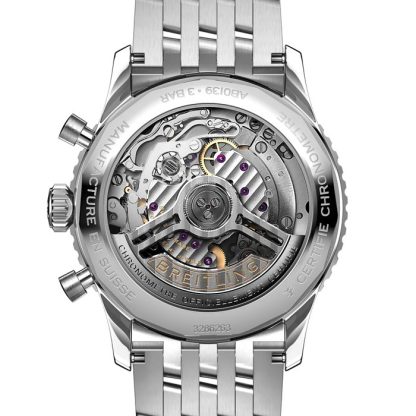 Breitling Navitimer B01 Chronograph 41mm Herrenuhr schwarz Edelstahl AB0139211B1A1 – Bild 4