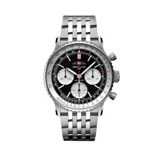 Breitling Navitimer B01 Chronograph 41mm Herrenuhr schwarz Edelstahl AB0139211B1A1