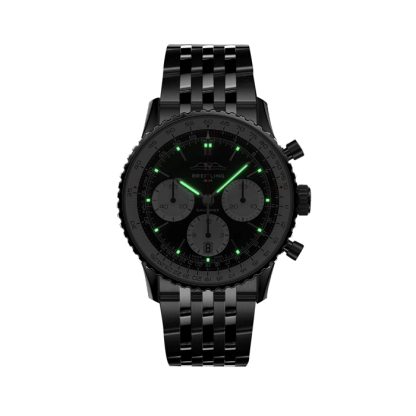 Breitling Navitimer B01 Chronograph 41mm Herrenuhr schwarz Edelstahl AB0139211B1A1 – Bild 5