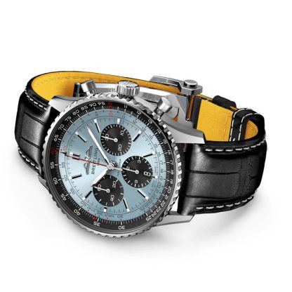 Breitling Navitimer B01 Chronograph 43 Blau Uhr AB0138241C1P1 – Bild 3