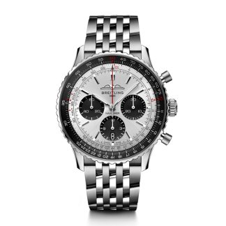Breitling Navitimer B01 Chronograph 43 Silber Uhr AB0138241G1A1
