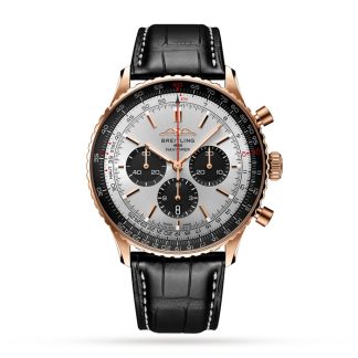 Breitling Navitimer B01 Chronograph 46 18k Rotgold Uhr RB0137241G1P1